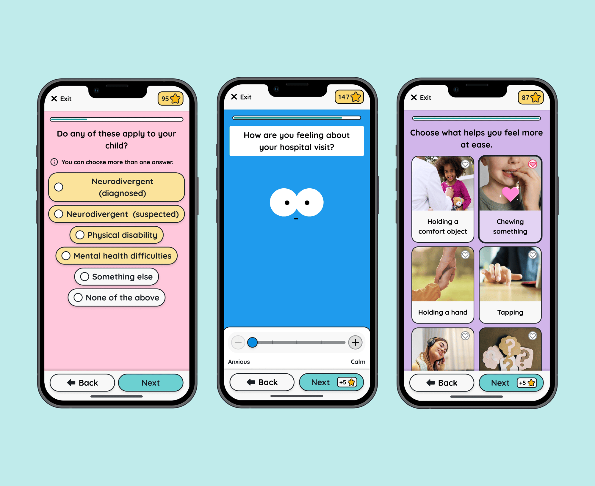 A Little About Me in-app quizzes A Little About Me in-app quizzes